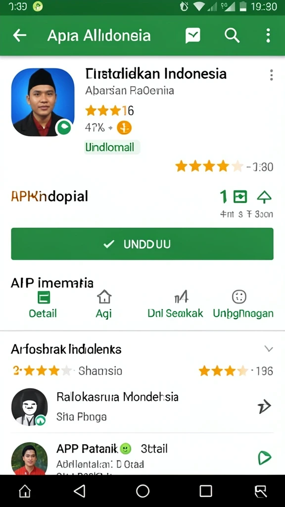 666f - Tampilan awal game dengan karakter yang khas dan menarik.