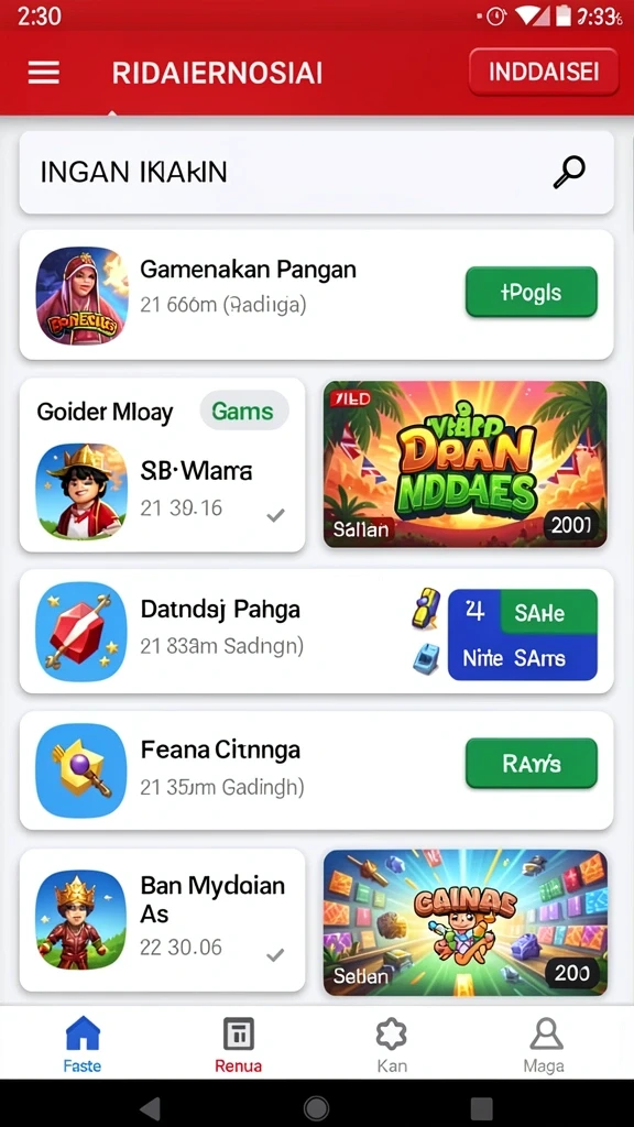 8ii - Tampilan awal game yang menarik dan interaktif.