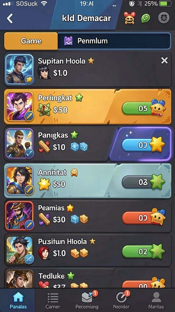 coloksgp - Tampilan antarmuka yang menarik dan mudah diakses.