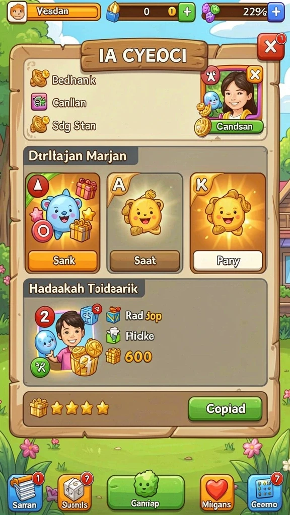 super5 - Karakter yang dapat disesuaikan dengan pilihan unik.